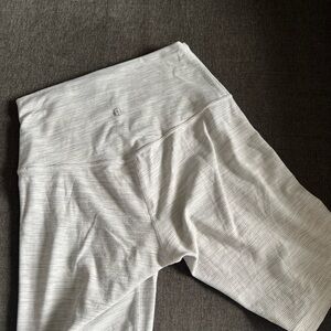 Lululemon Gray Striped Shorts